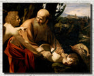 Caravaggio Baroque Fine Art Print, Sacrifice_of_Isaac