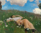 Eero Järnefelt Fine Art Print, Saimi in the Meadow