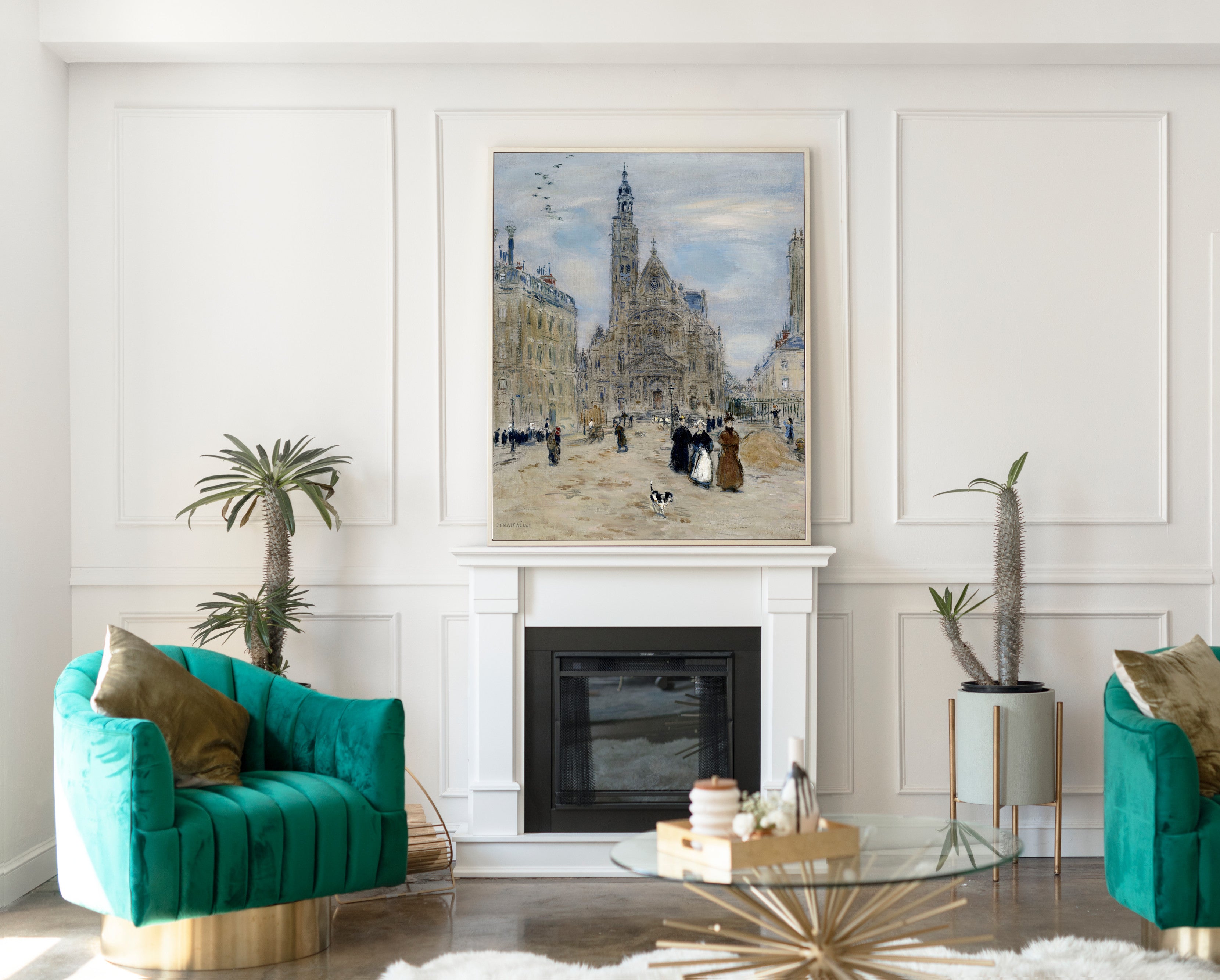 Saint-Étienne-du-Mont, Paris, Jean-François Raffaëlli Fine Art Print