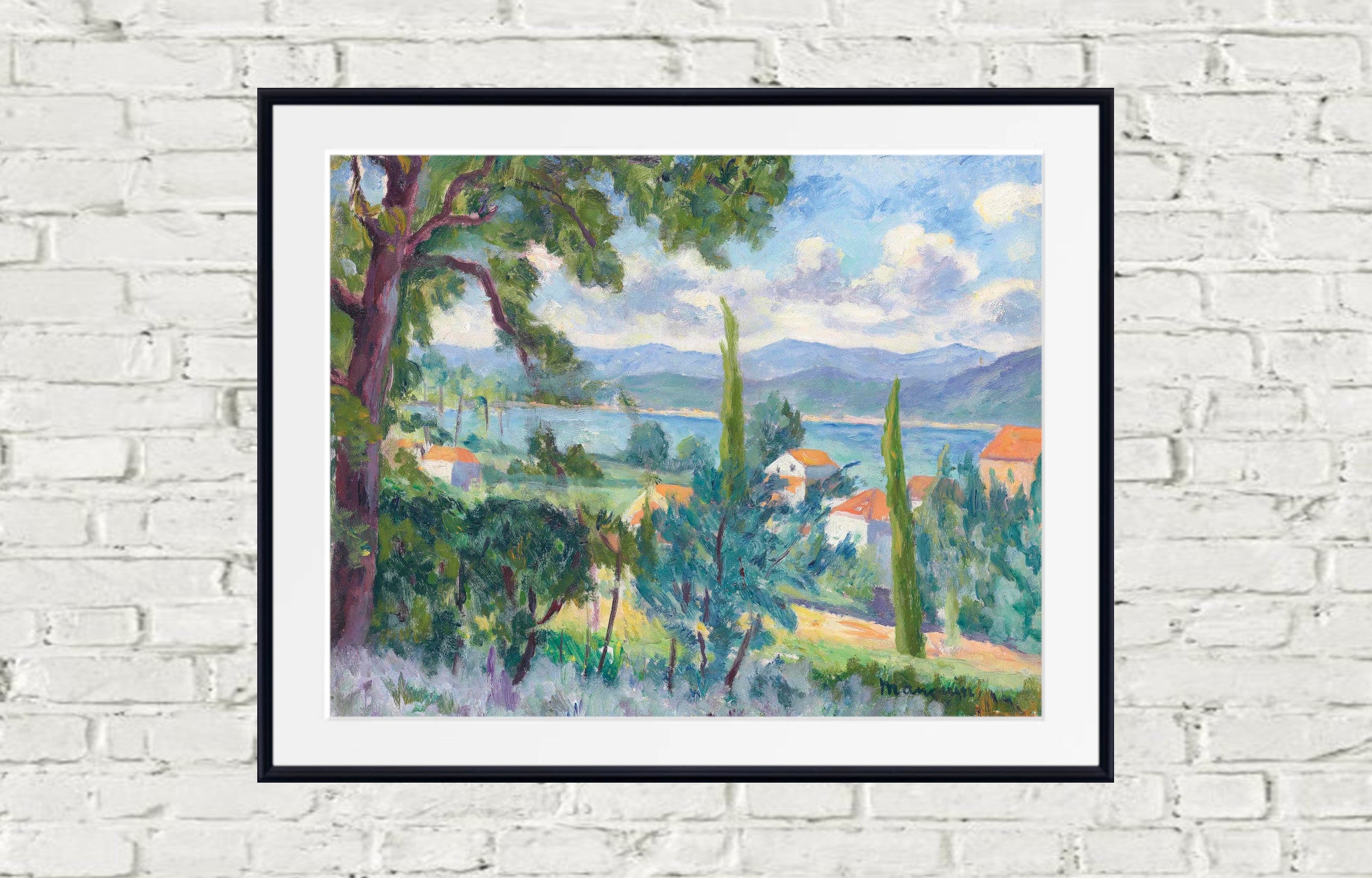 Henri Manguin, Saint-Tropez, vue sur le fond du golfe Landscape