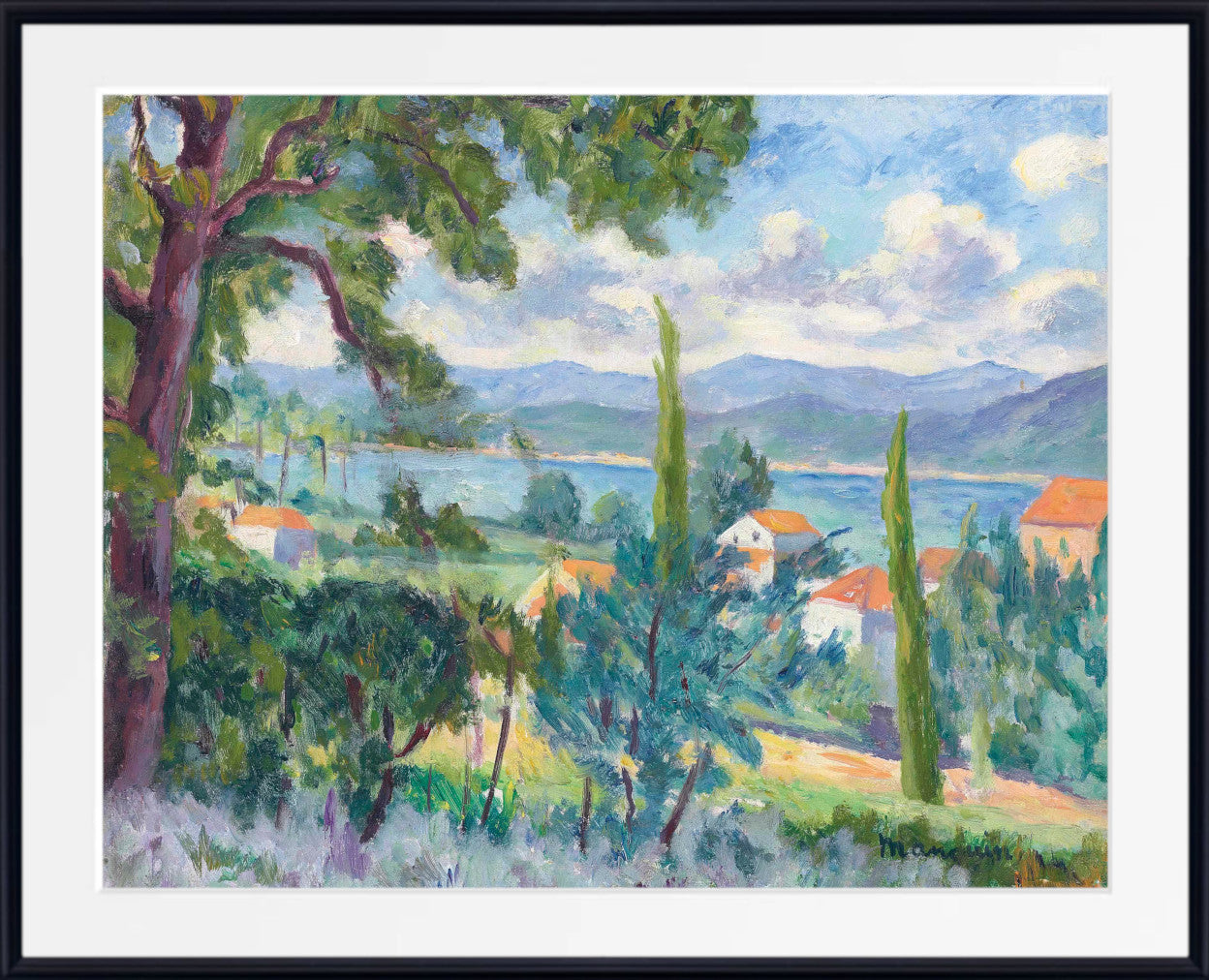 Henri Manguin, Saint-Tropez, vue sur le fond du golfe Landscape