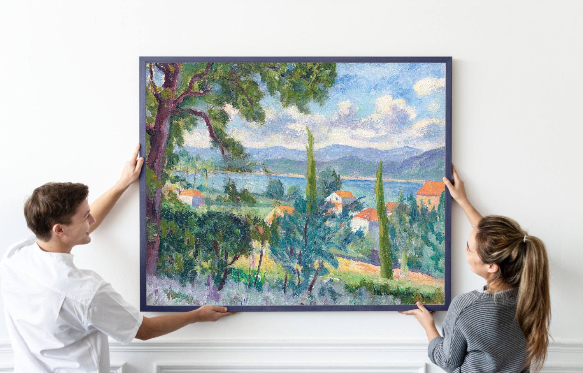 Henri Manguin, Saint-Tropez, vue sur le fond du golfe Landscape