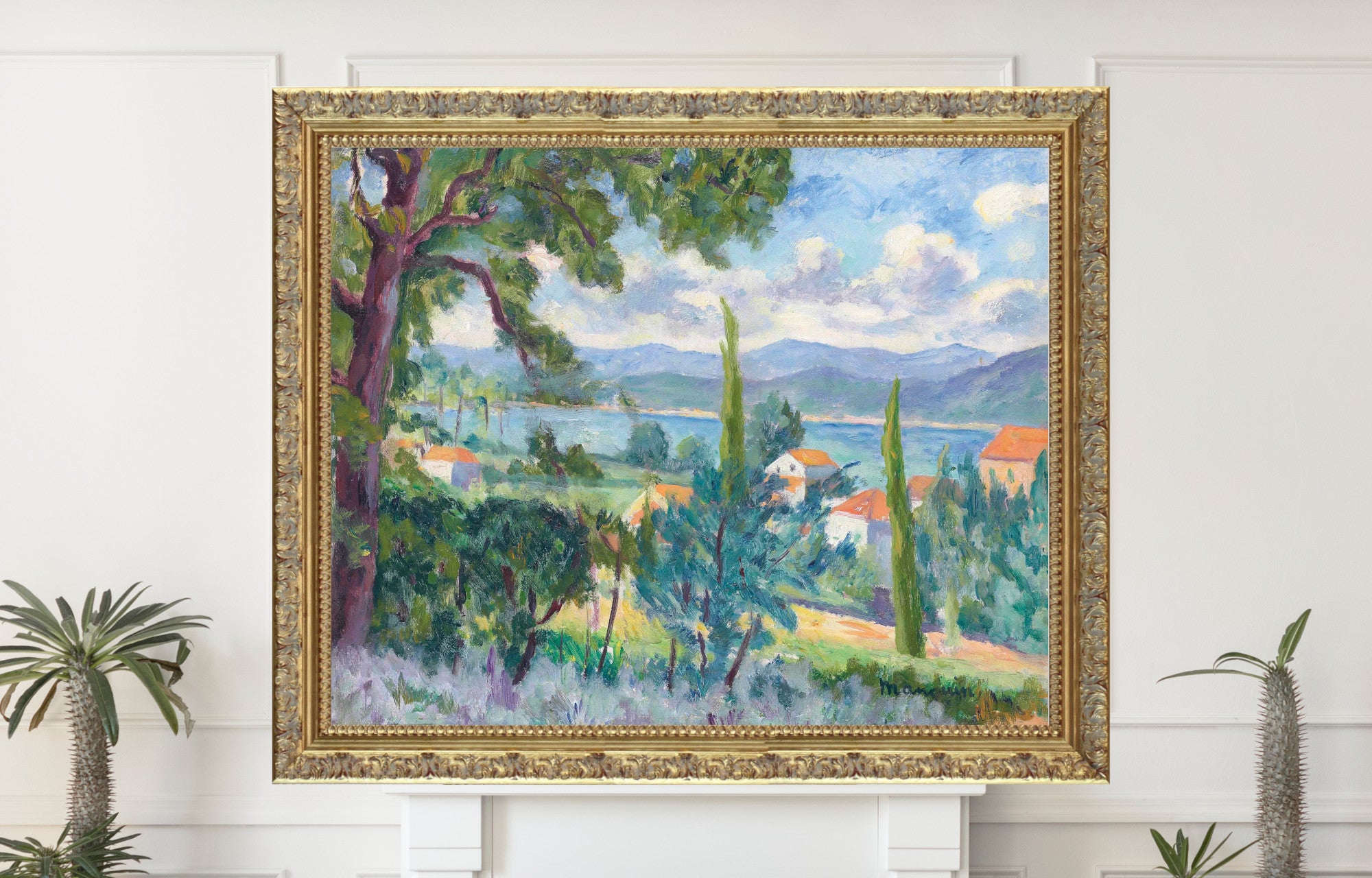 Henri Manguin, Saint-Tropez, vue sur le fond du golfe Landscape
