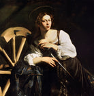 Caravaggio Baroque Fine Art Print, Saint Catherine