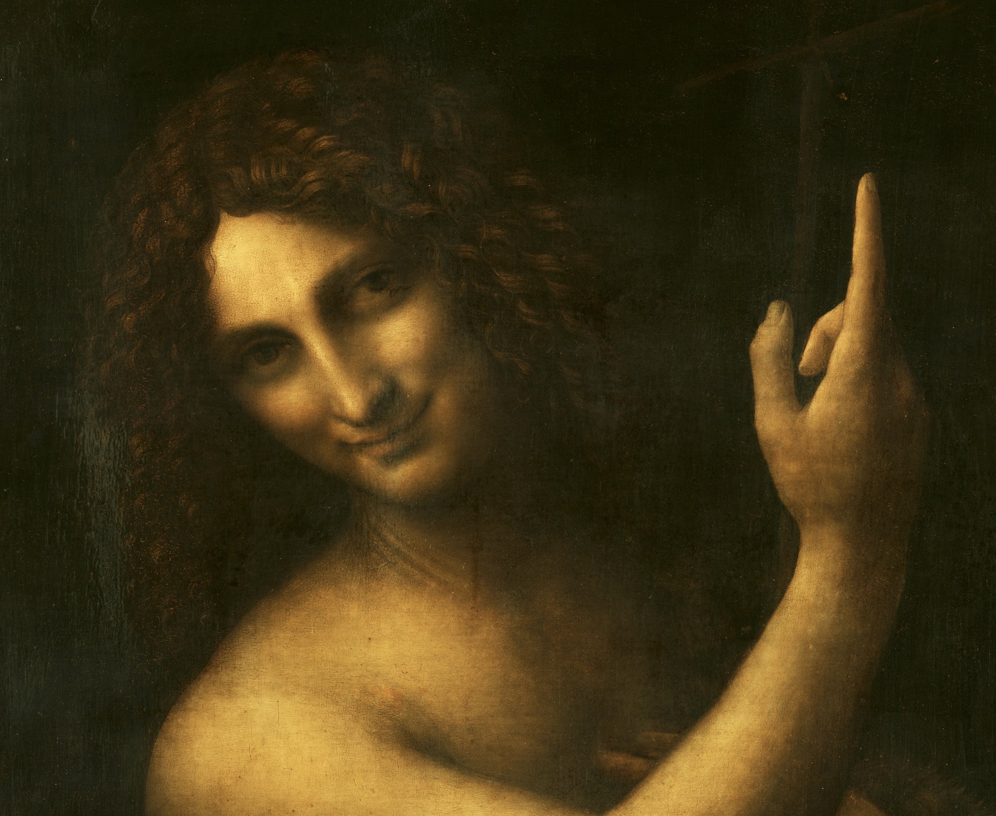 Leonardo da Vinci Fine Art Print, Saint John the Baptist