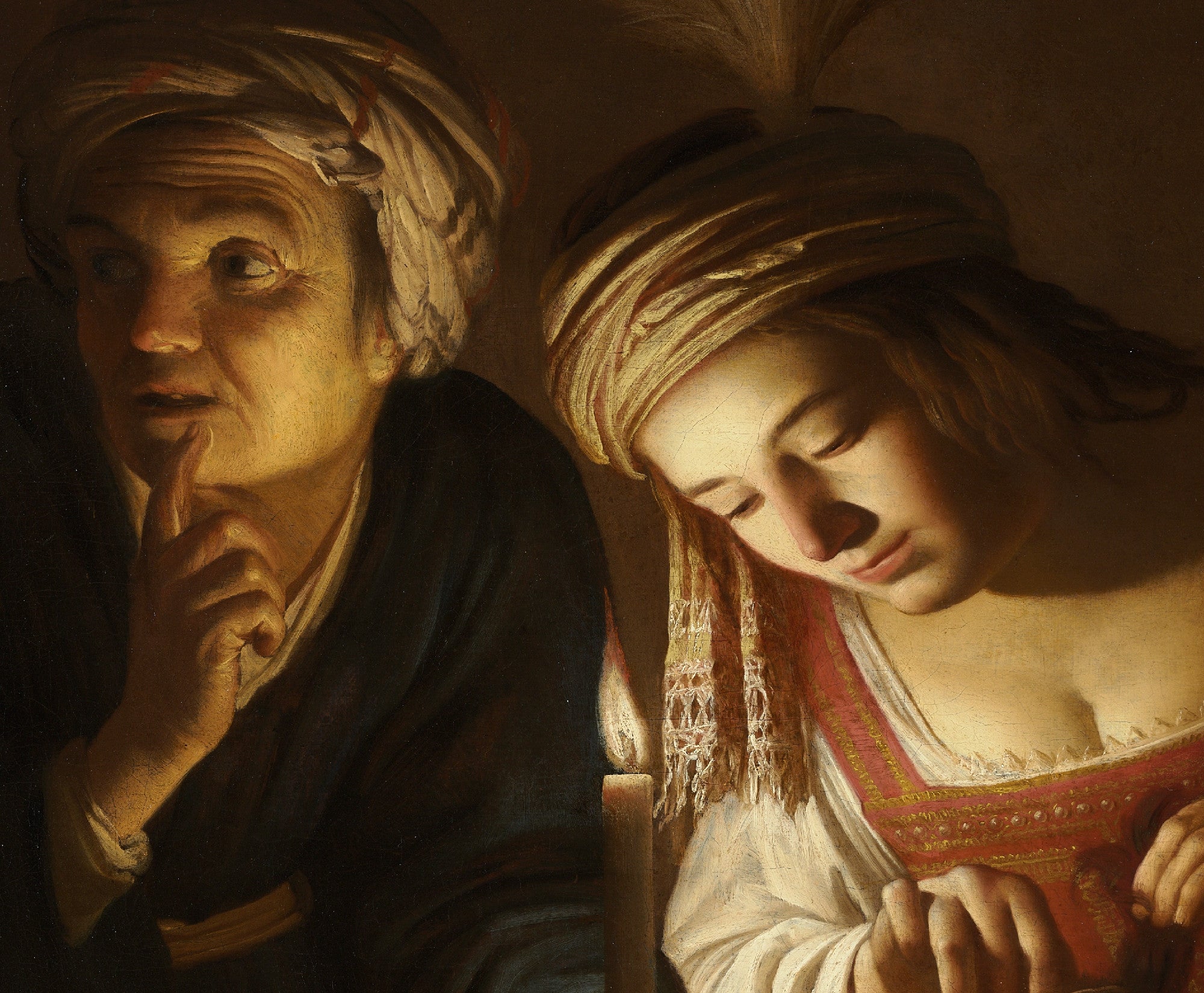 Samson and Delilah, Gerard van Honthorst Fine Art Print