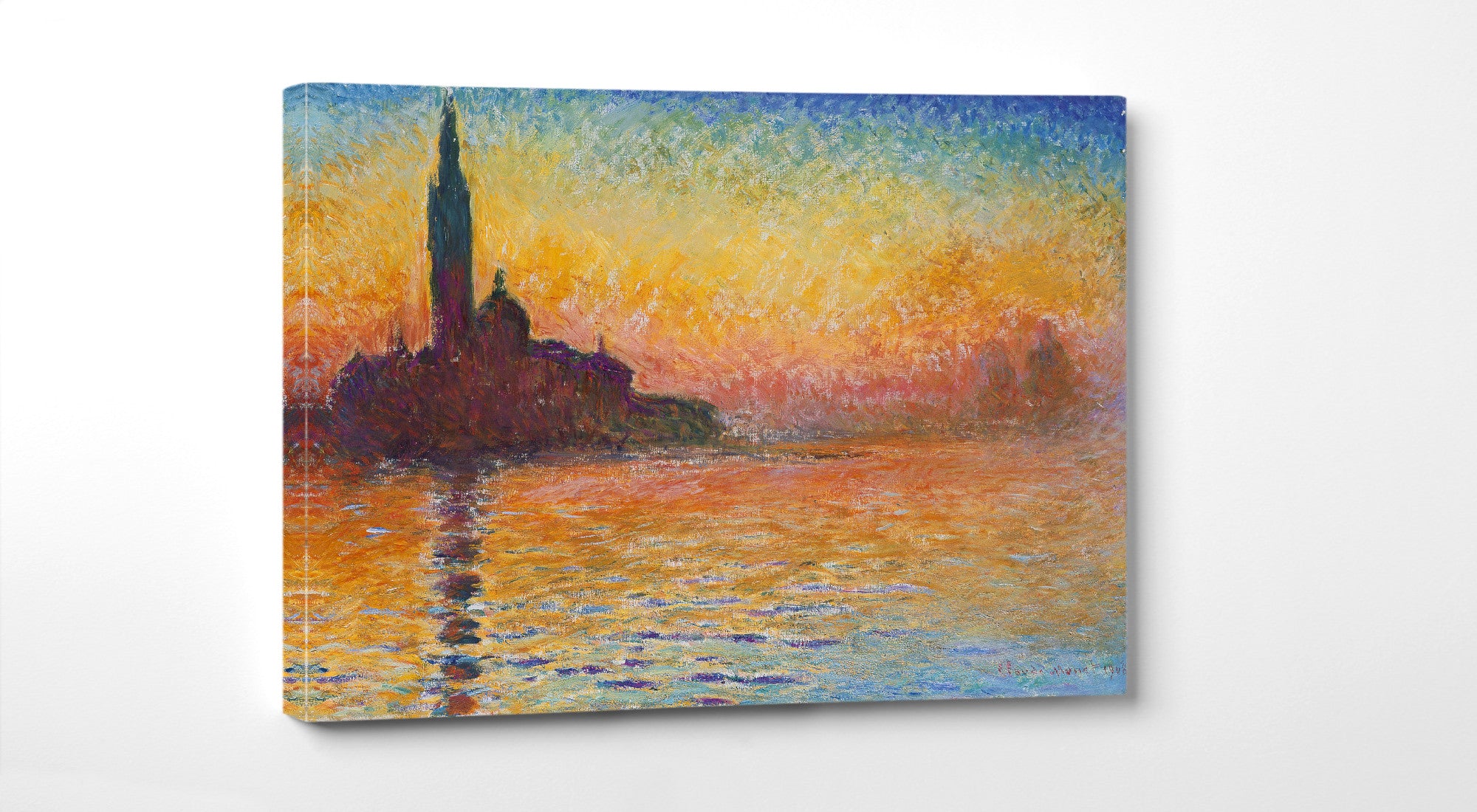 Claude Monet, San Giorgio Maggiore at Dusk, Gallery Quality Canvas Reproduction