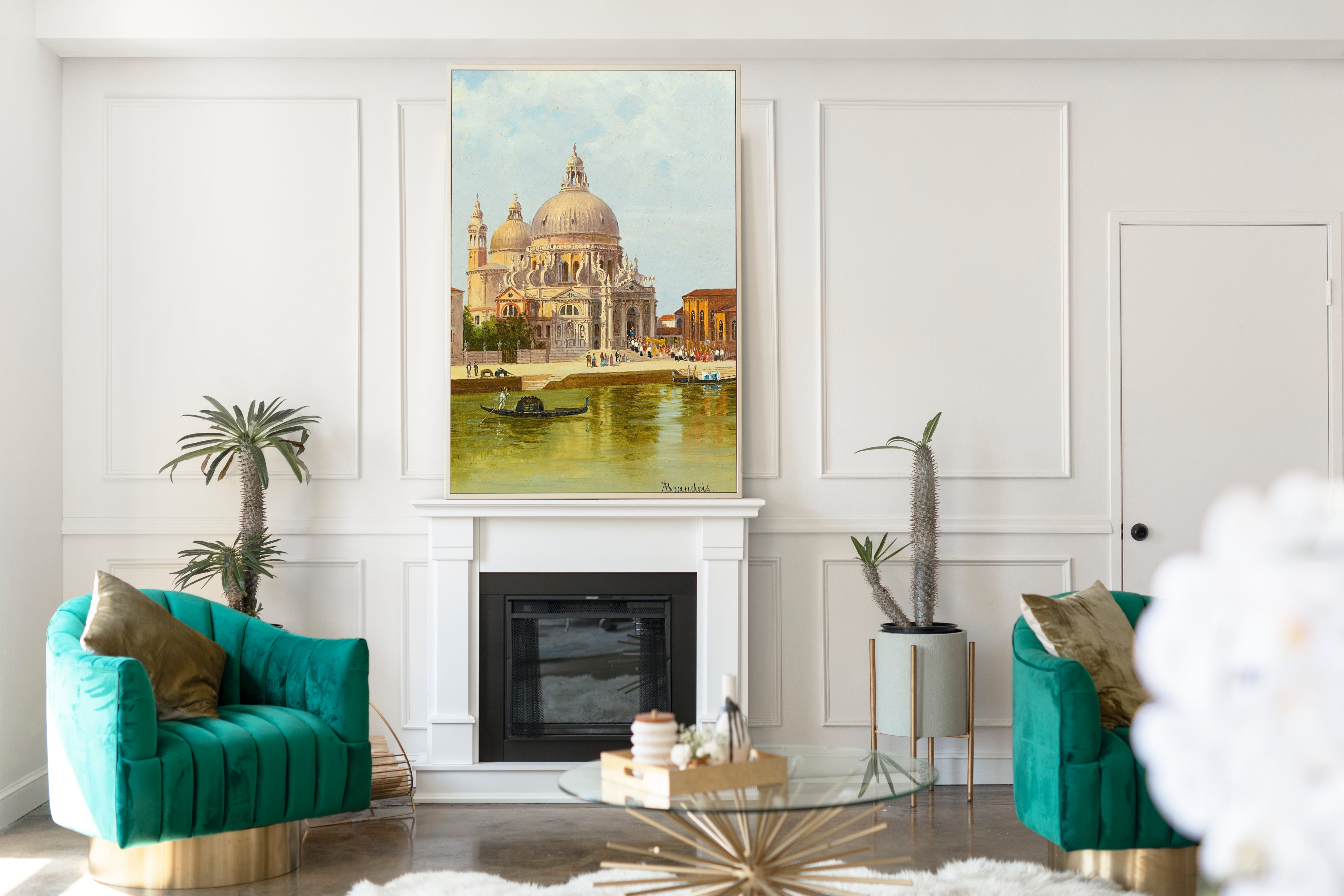 San Marco Della Salute, Venice, Antonietta Brandeis Fine Art Print
