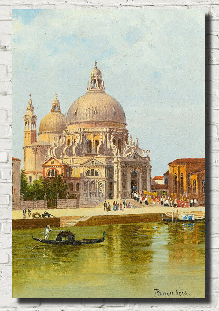 San Marco Della Salute, Venice, Antonietta Brandeis Fine Art Print