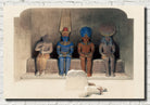 Sanctuary of the Temple of Abu Simbel Nubia, David Roberts Fine Art Print