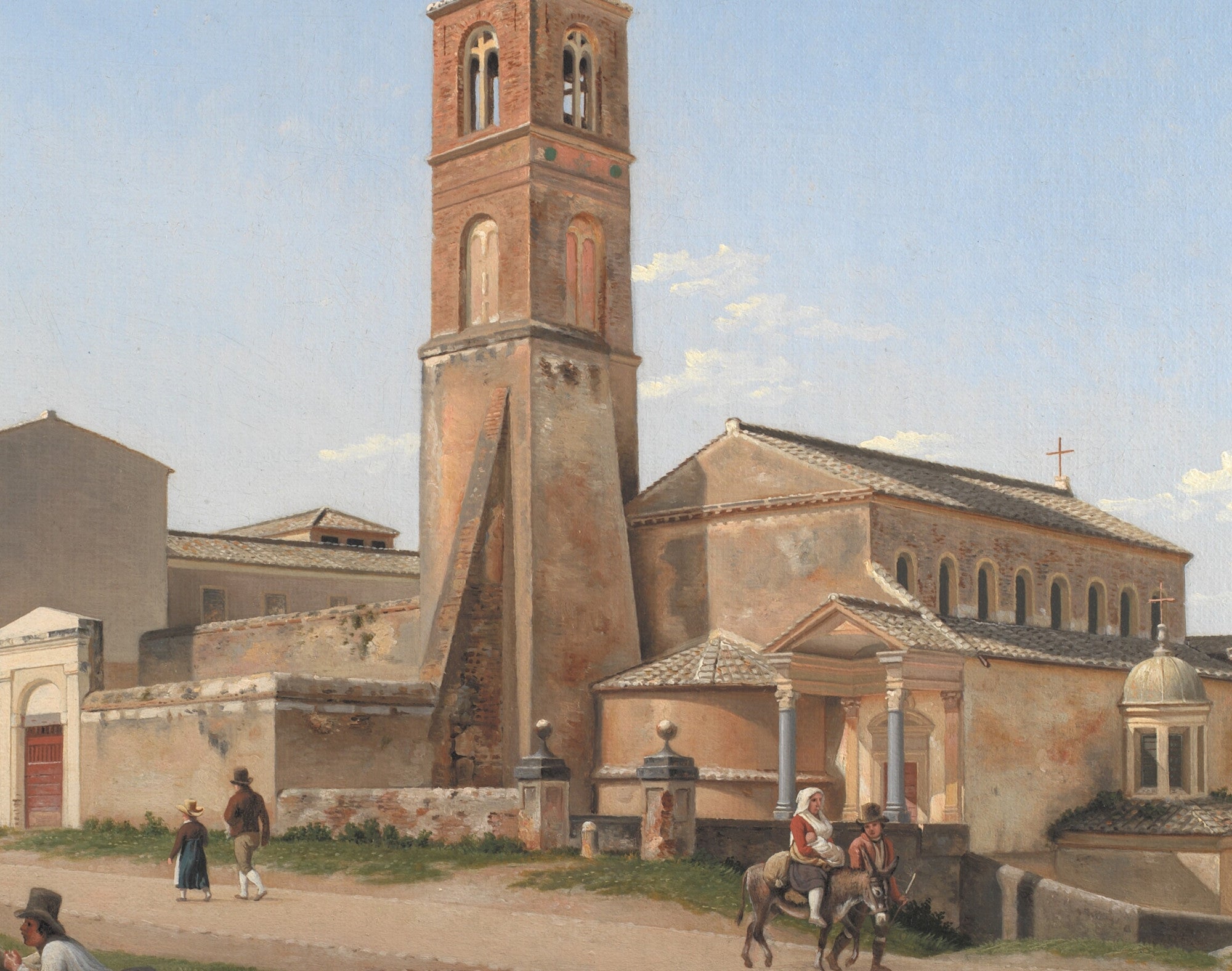 Sant’Agnese fuori le mura, Rome, C W Eckersberg