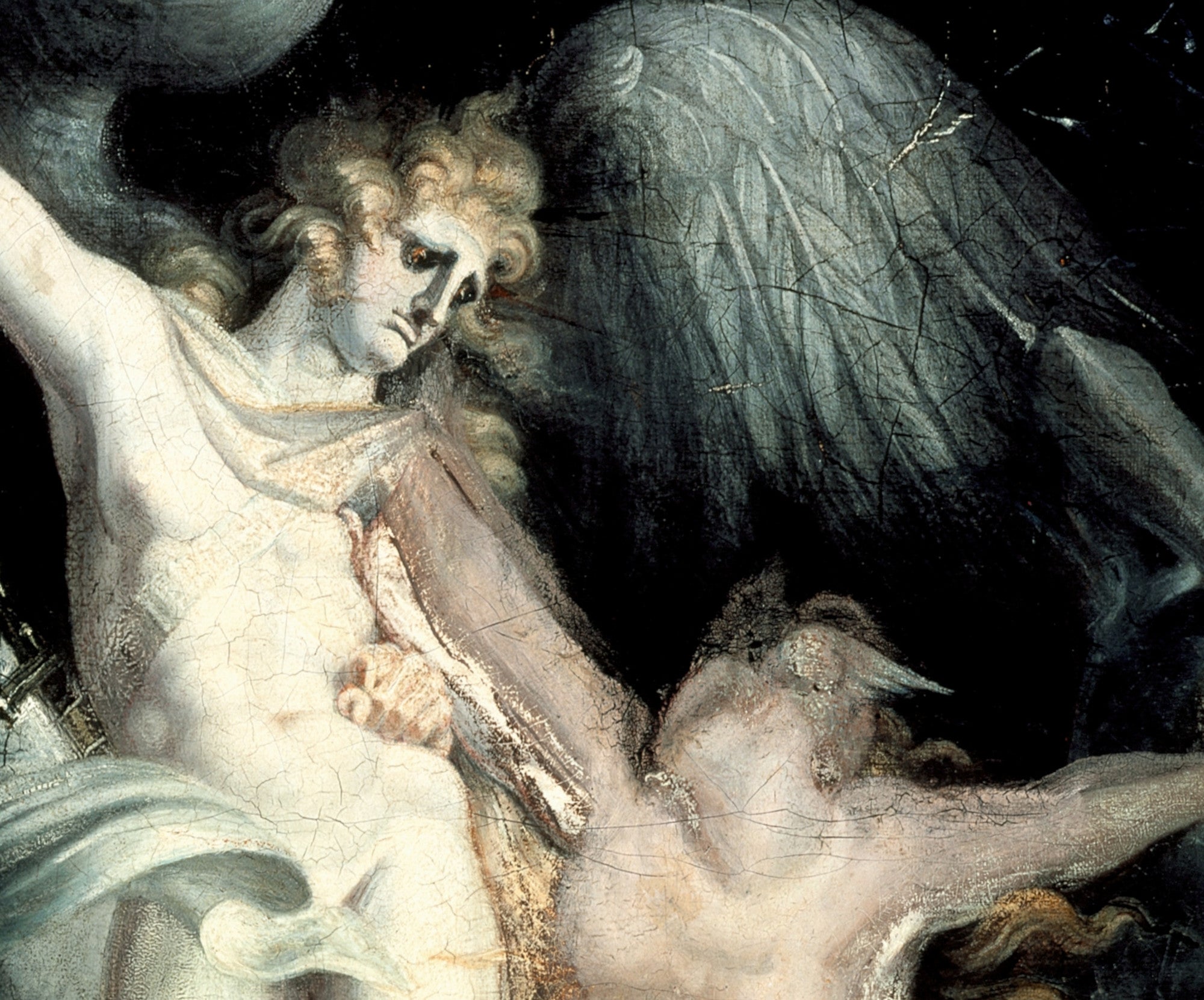 Satan and Death with Sin Intervening, Henry Fuseli Fine Art Print