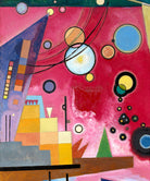 Wassily Kandinsky Abstract Fine Art Print, Schweres Rot