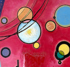 Wassily Kandinsky Abstract Fine Art Print, Schweres Rot