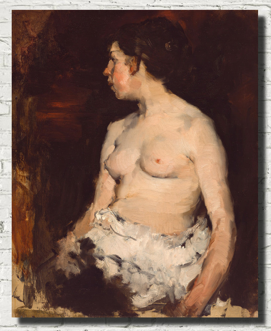 Seated Nude, Frank Duveneck Fine Art Print