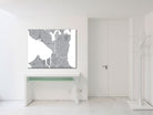 Seattle City Street Map Print Feature Wall Art Poster