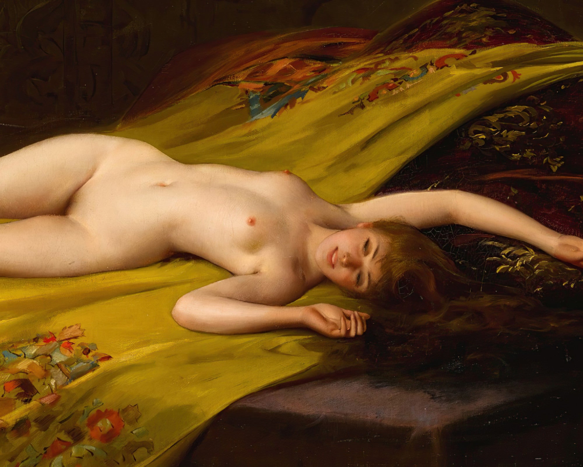 Seduction, Luis Ricardo Falero Fine Art Print