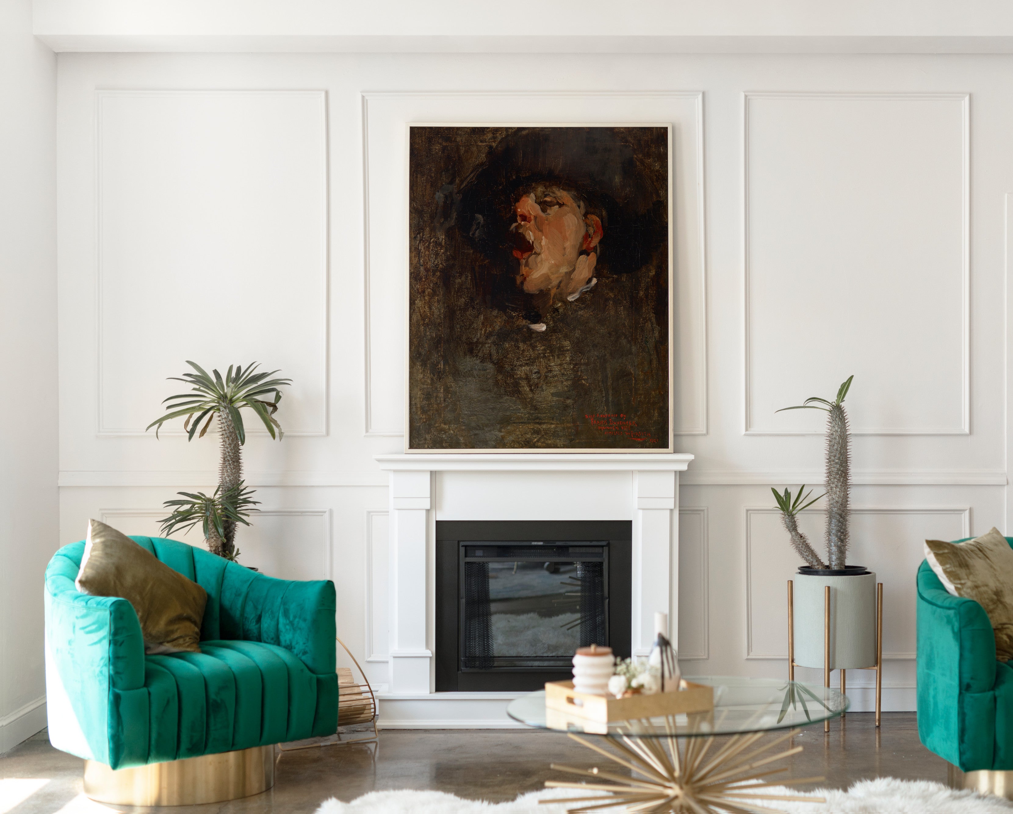 Frank Duveneck Self-Portrait, Fine Art Print