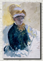 Mary Cassatt, Impressionist Fine Art Print : Self portrait