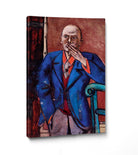 Max Beckmann, Self-Portrait, Blue Jacket - New Objectivity