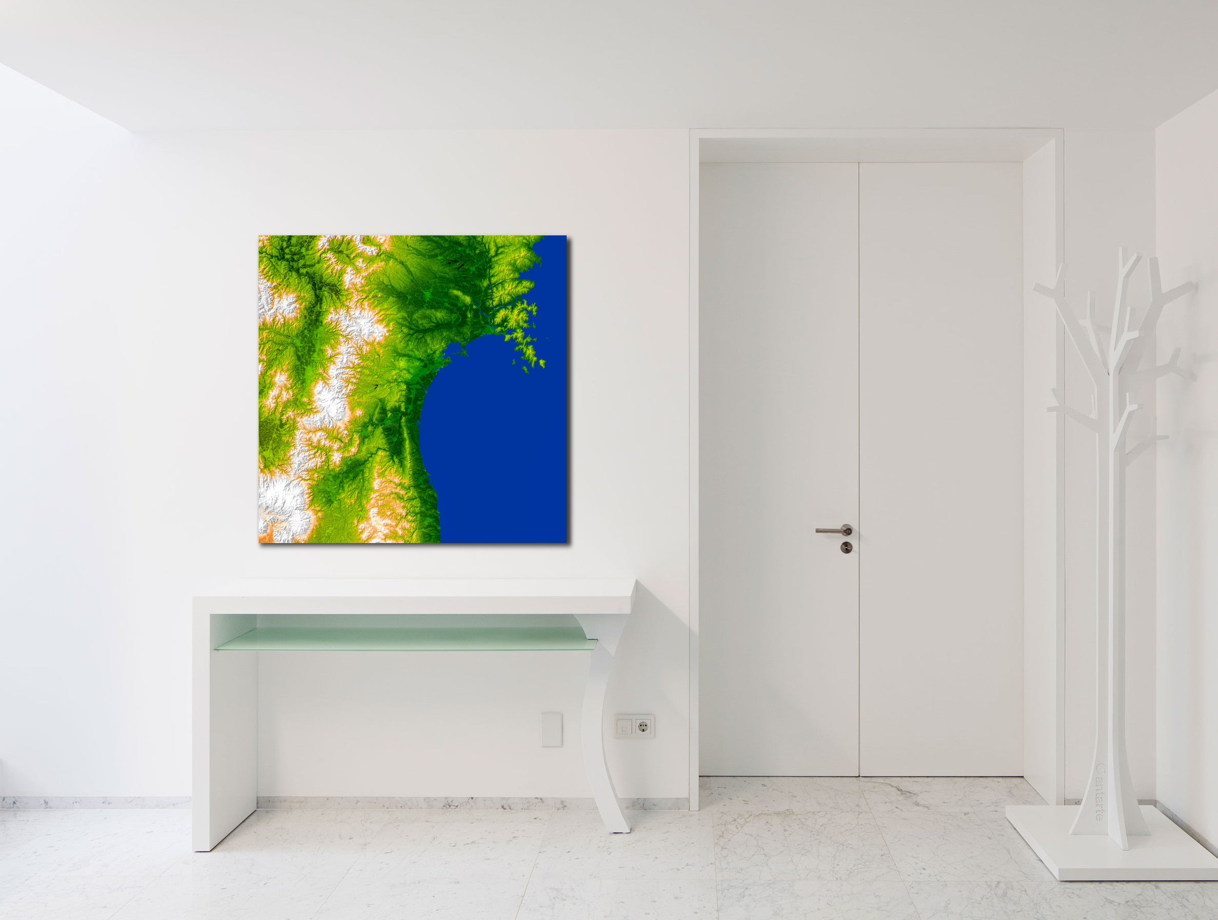 Photographic Art Print, Sendai, the capital city of Japan Miyagi Prefecture