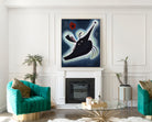 Sharp Black (Spitzes Schwarz), Wassily Kandinsky Abstract Fine Art Print