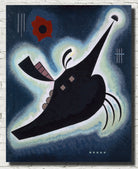 Sharp Black (Spitzes Schwarz), Wassily Kandinsky Abstract Fine Art Print