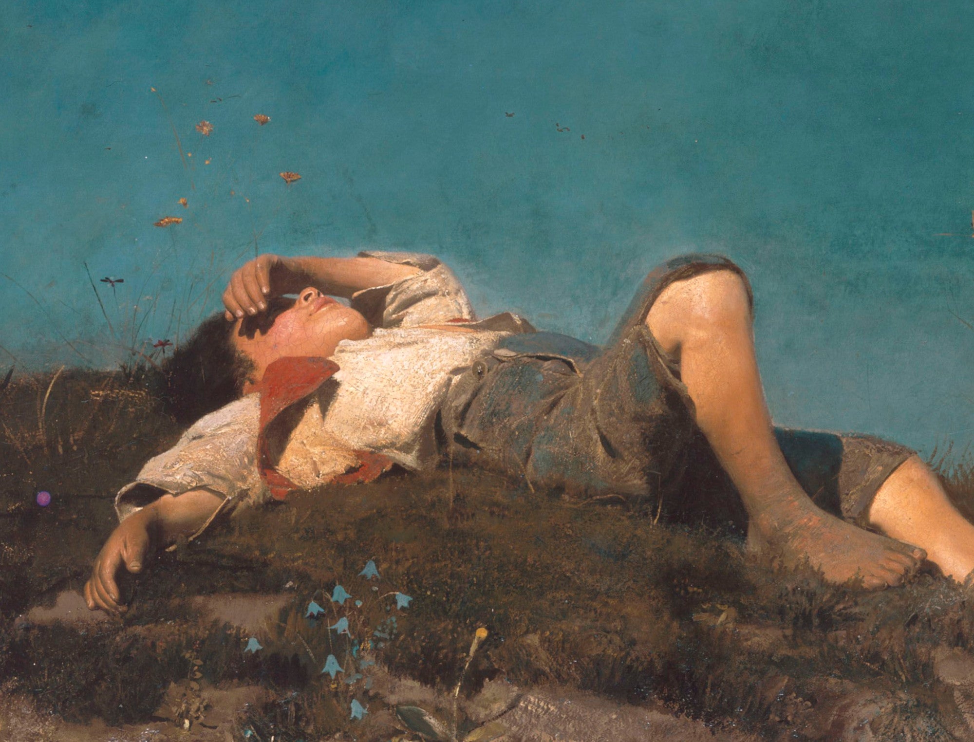 Franz von Lenbach Fine Art Print, Shepherd Boy