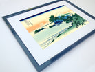 36 Views of Mount Fuji, Shichiri beach in Sagami Province, Katsushika Hokusai, Japanese Print