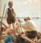 Albert Edefelt Fine Art Print, Shipbuilders