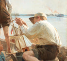 Albert Edefelt Fine Art Print, Shipbuilders