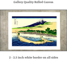 36 Views of Mount Fuji, Shore of Tago Bay Ejiri at Tokaido, Katsushika Hokusai, Japanese Print