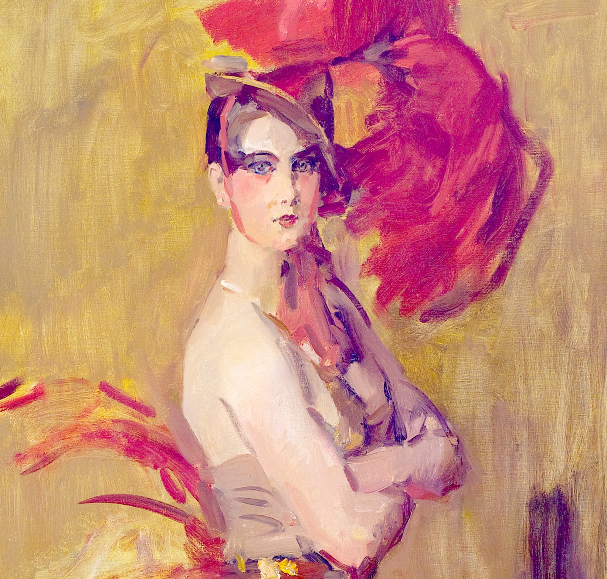 Isaac Israëls Fine Art Print, Show-girl (La Cocotte) at Scala Theatre, The Hague