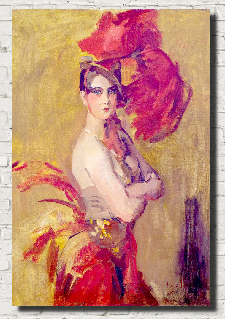 Isaac Israëls Fine Art Print, Show-girl (La Cocotte) at Scala Theatre, The Hague