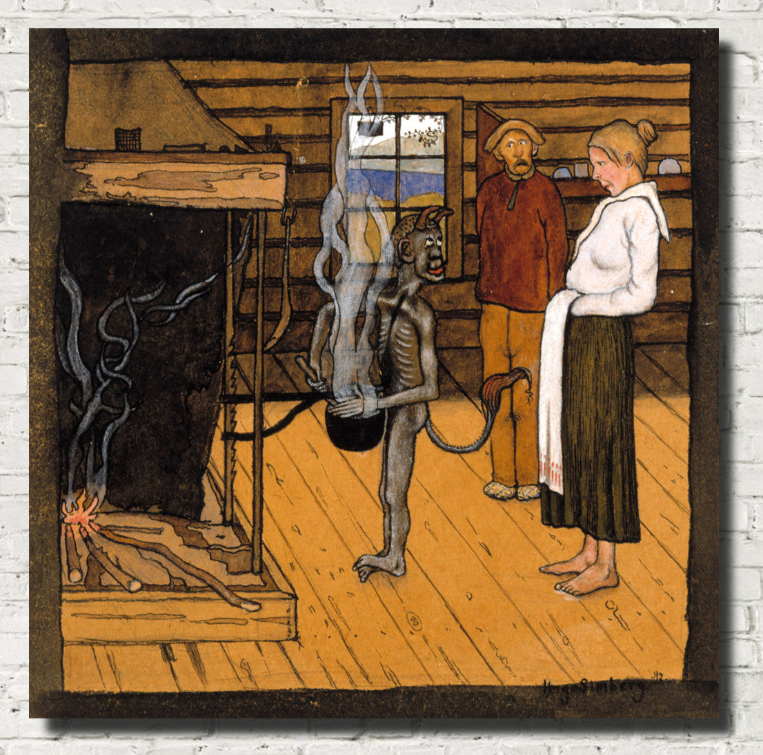 The Devils Pot, Hugo Simberg Fine Art Print