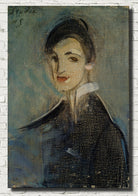 Helene Schjerfbeck Fine Art Print, Singer in Black