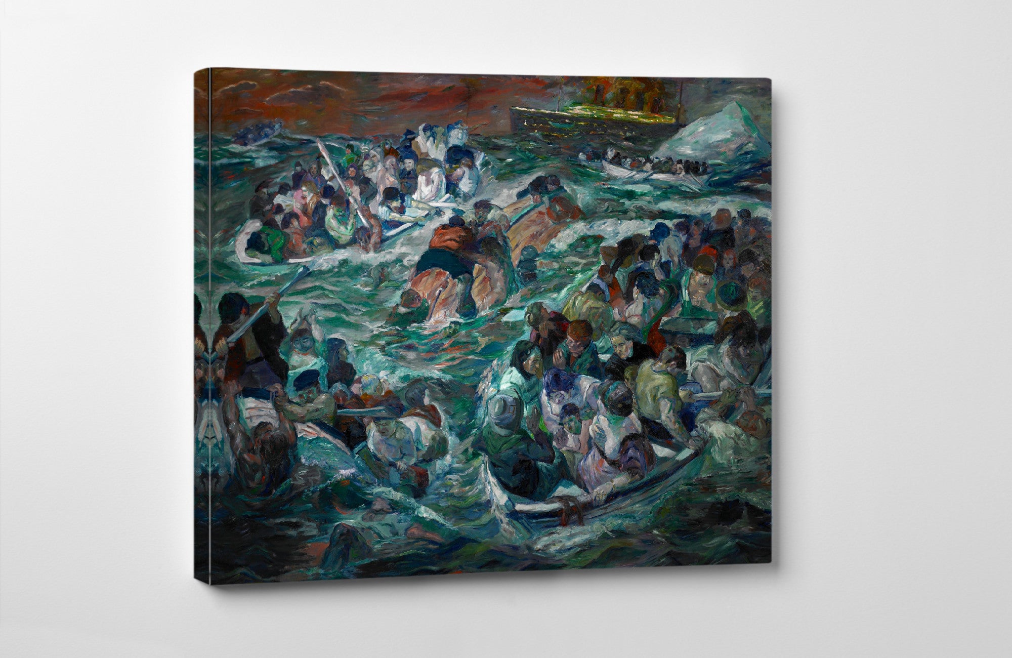 Max Beckmann, Sinking of the Titanic (1912–13)- New Objectivity