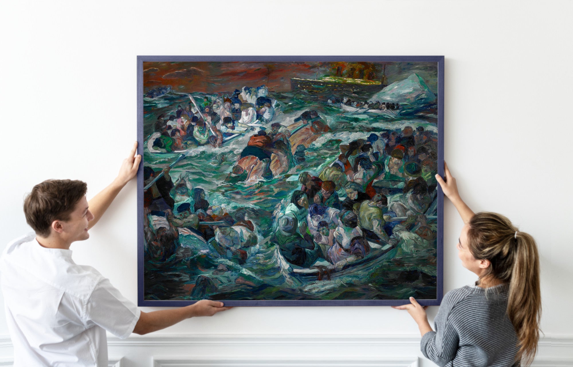 Max Beckmann, Sinking of the Titanic (1912–13)- New Objectivity