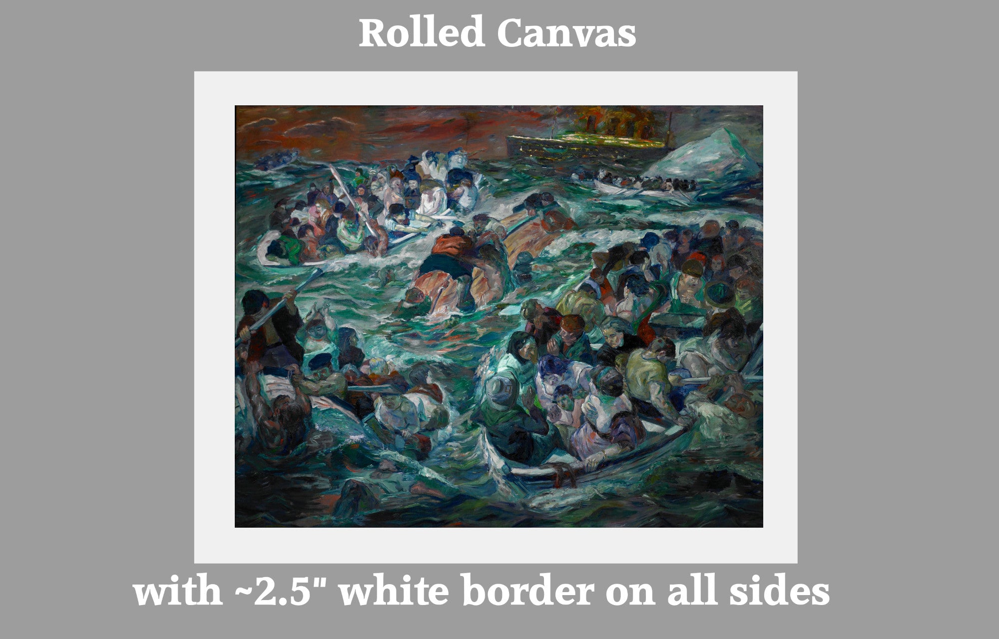 Max Beckmann, Sinking of the Titanic (1912–13)- New Objectivity