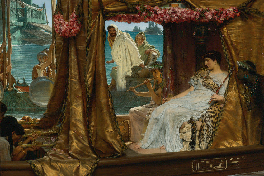 Lawrence Alma-Tadema Romanticism Fine Art Print : Anthony and Cleopatra