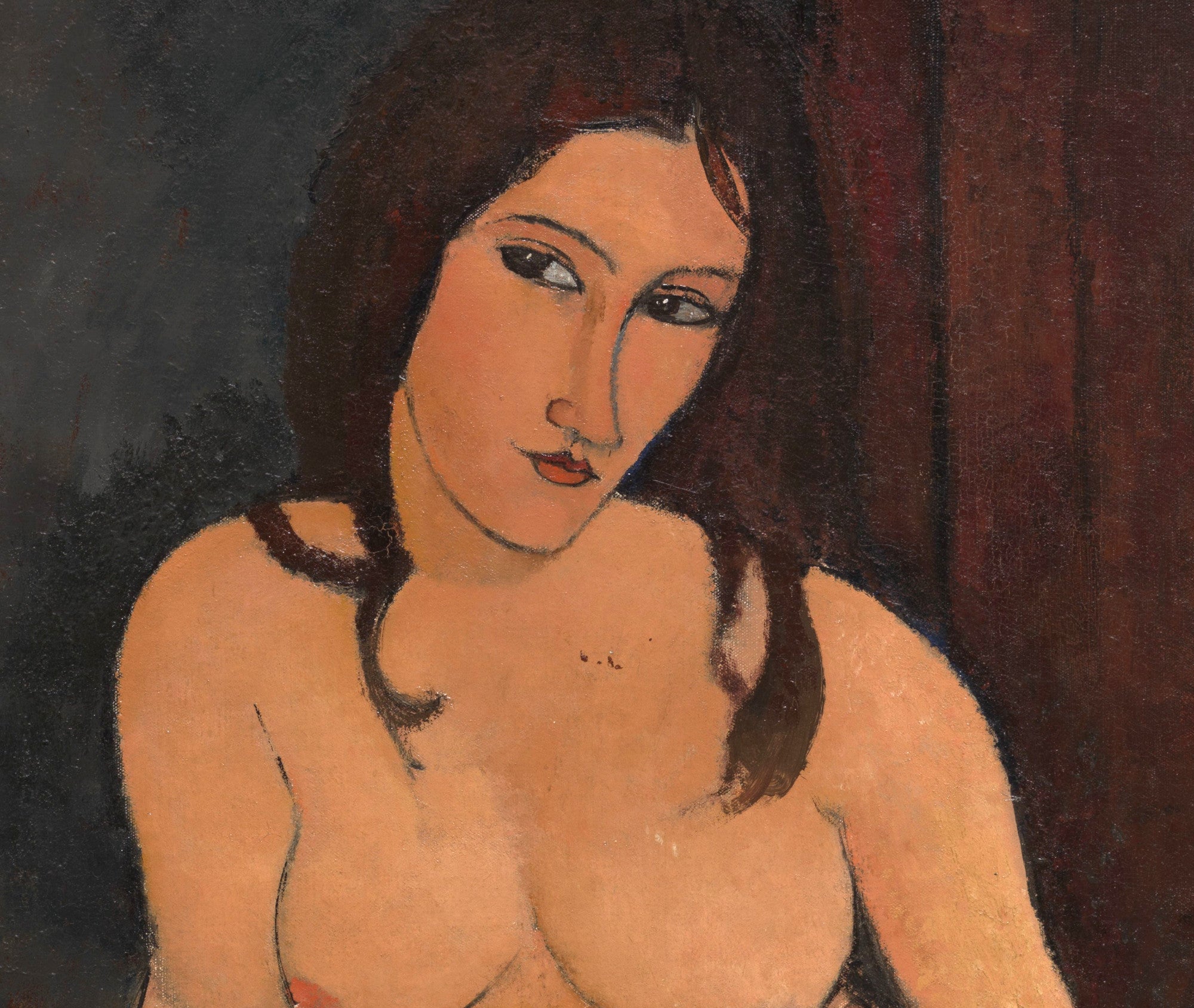 Amedeo Modigliani Fine Art Print :  Sitting Naked