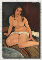 Amedeo Modigliani Fine Art Print :  Sitting Naked