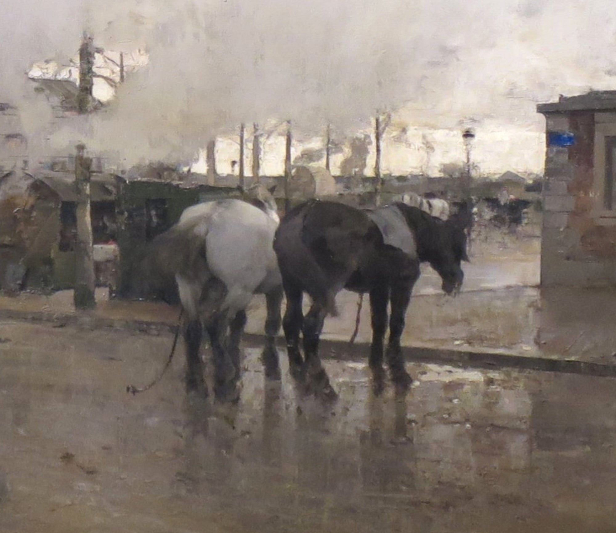 Luigi Loir Fine Art Print, Smoke on the Paris Circuit Line