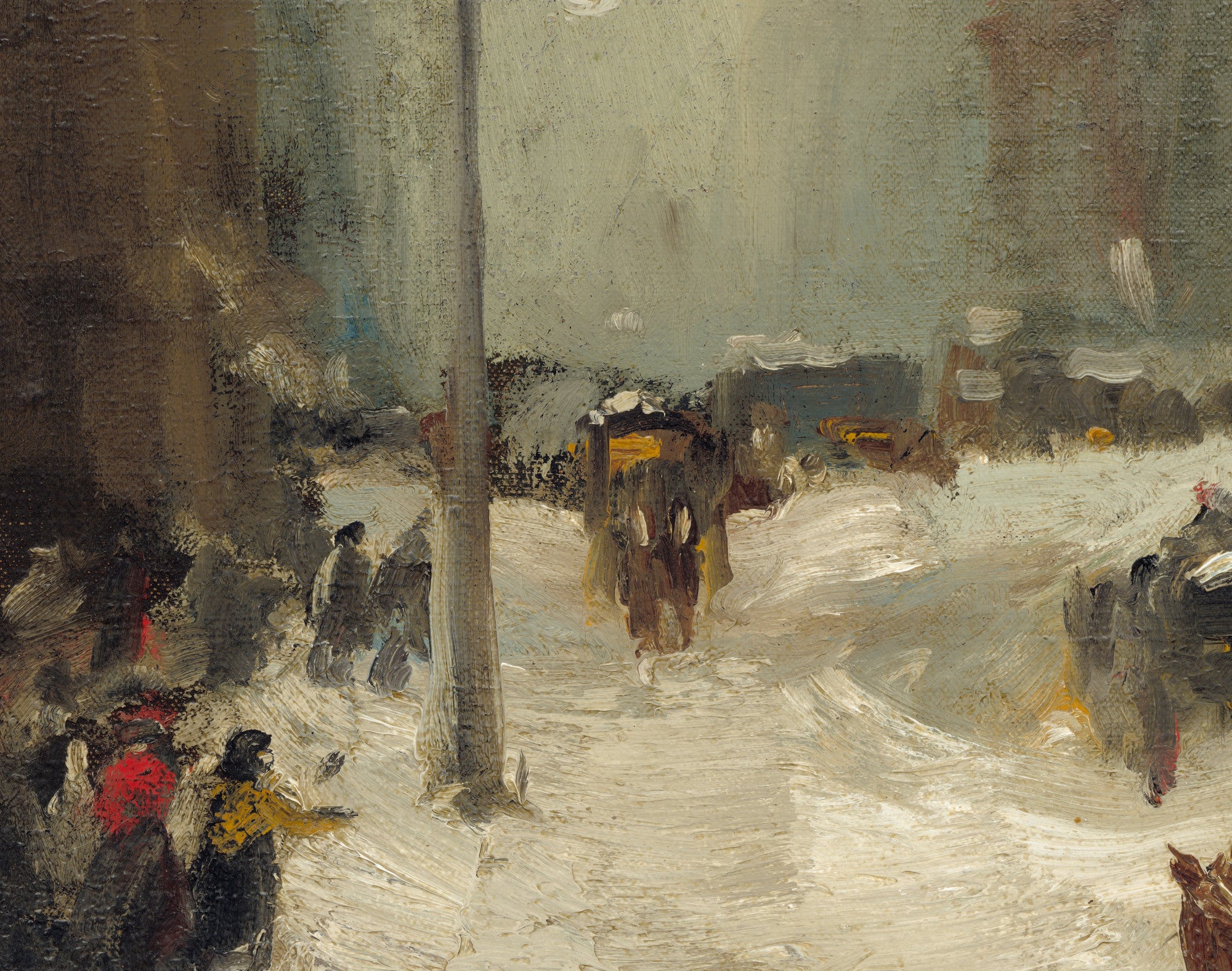 Snow in New York, Robert Henri Fine Art Print