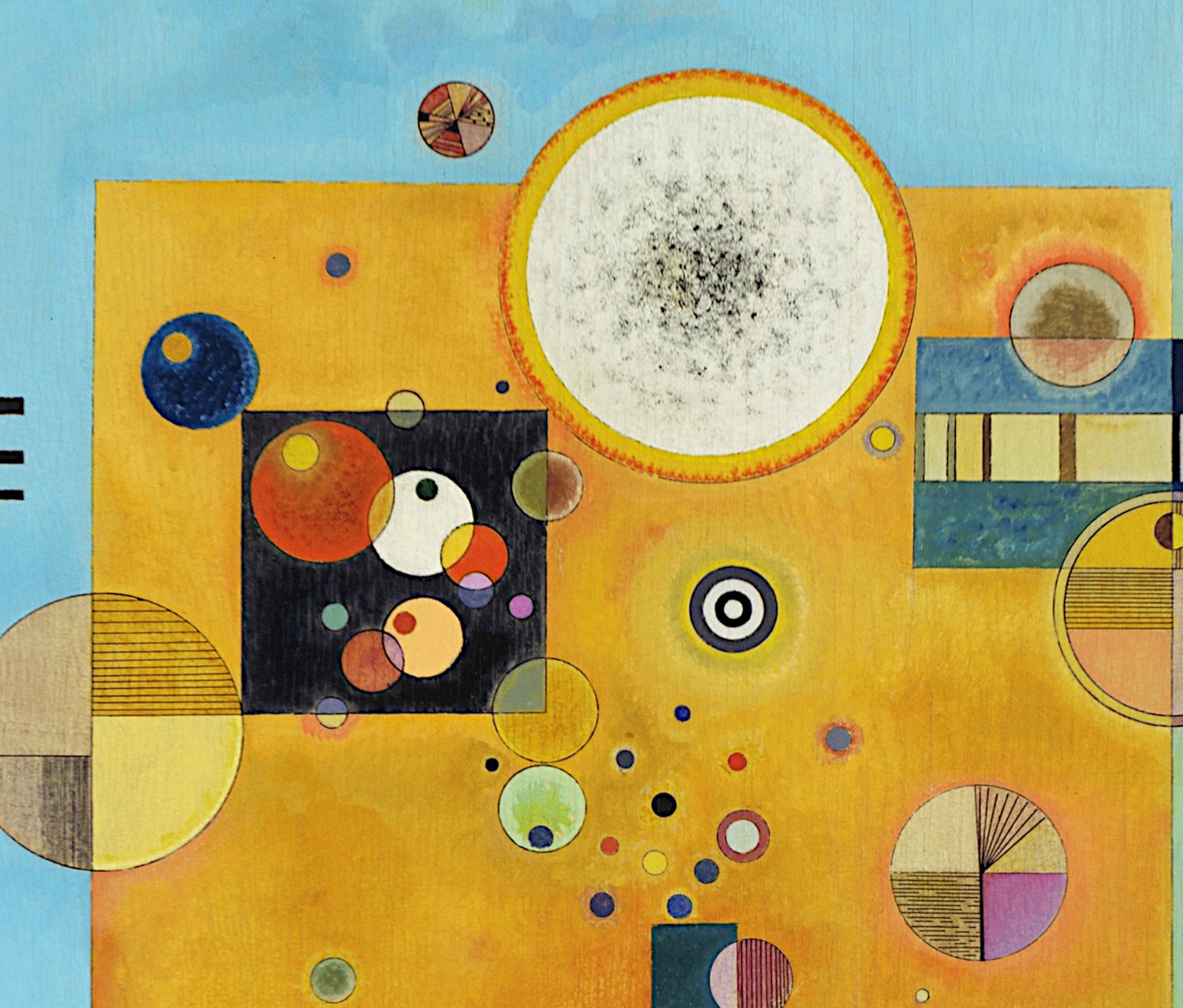 Soft Pressure,  Wassily Kandinsky Abstract Fine Art Print