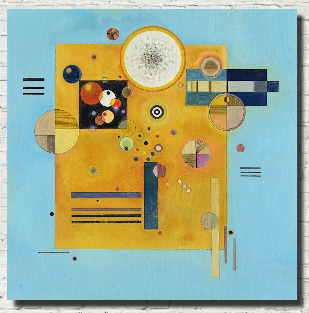 Soft Pressure,  Wassily Kandinsky Abstract Fine Art Print