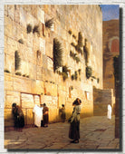 Jean-Léon Gérôme Fine Art Print : Solomon's Wall Jerusalem