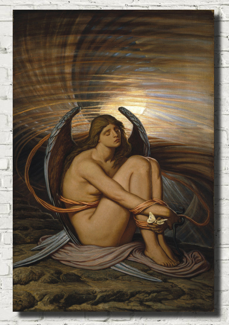 Soul in Bondage, Elihu Vedder, Premium Giclee Fine Art Print