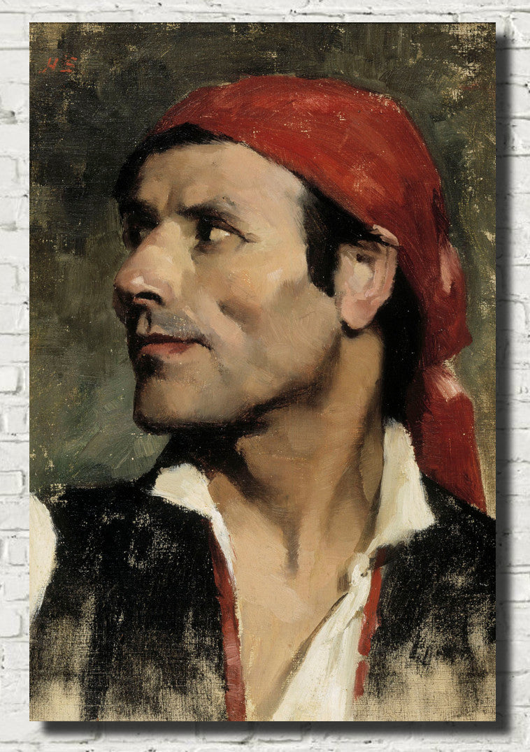 Helene Schjerfbeck Fine Art Print, Spaniard