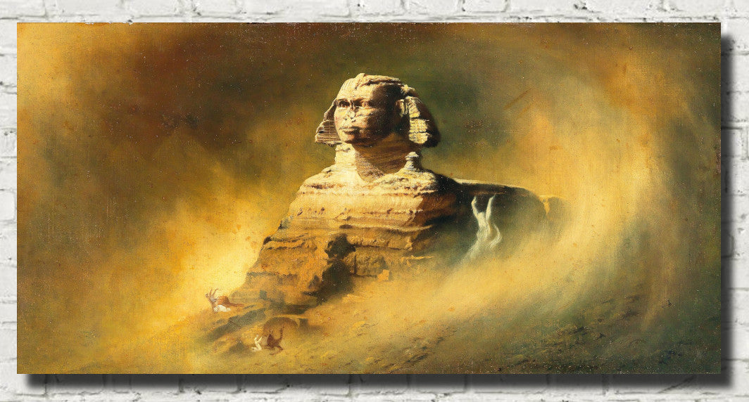 Karl Wilhelm Diefenbach Fine Art Print, Sphinx
